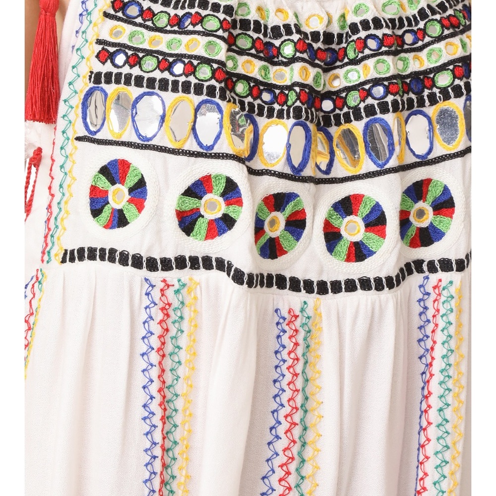 PIA PAURO. Embroidered Swing Tassel Dress! - Picture 7 of 7